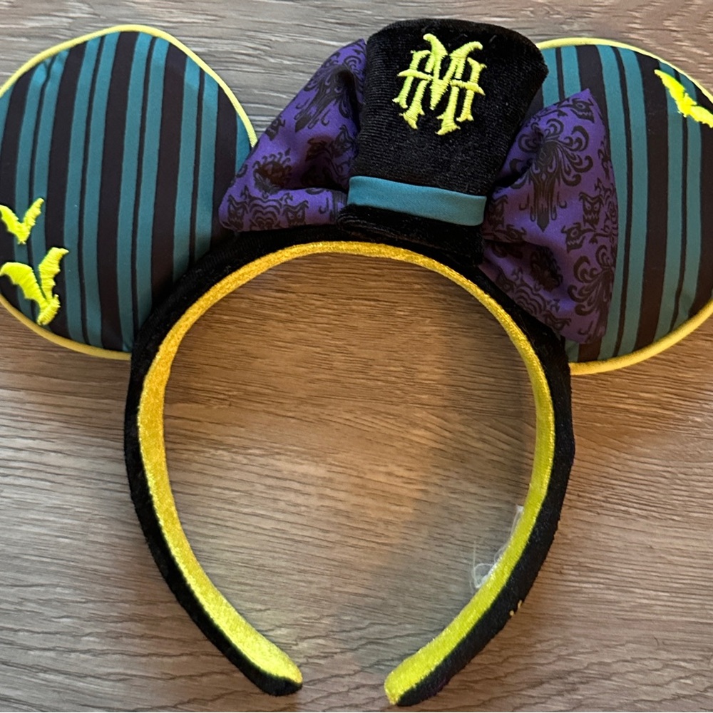 Disney-Inspired Purple & Teal Mouse Ear Headband - Kids Costume Accessory